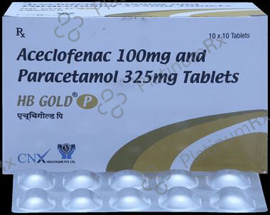 HB Gold P 100mg/325mg Tablet