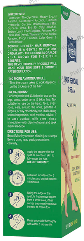 Refresh Aloevera Hair Removal Cream