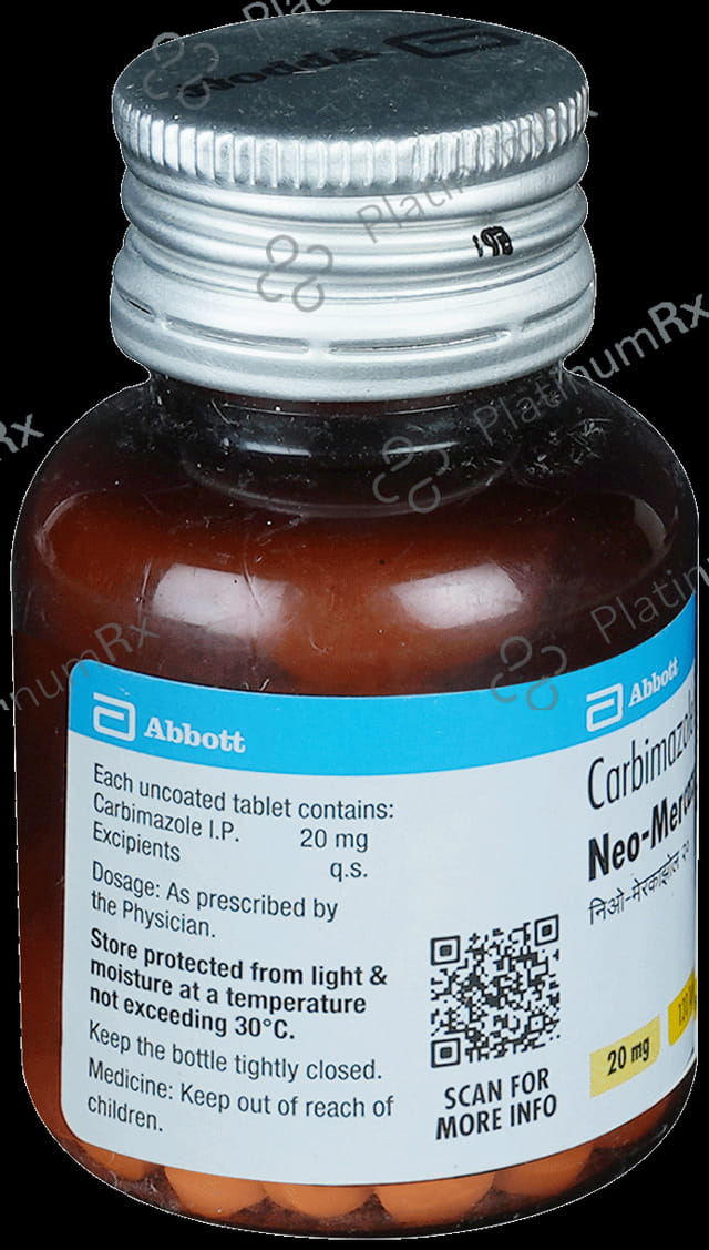 Neo Mercazole 20mg Tablet 120s