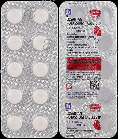 Losatan 25mg Tablet 10s