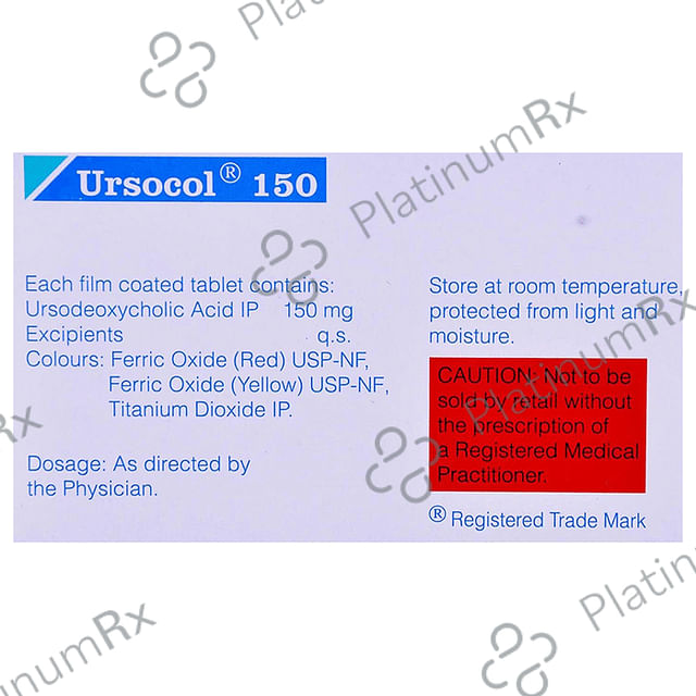 Ursocol 150mg Tablet 15s