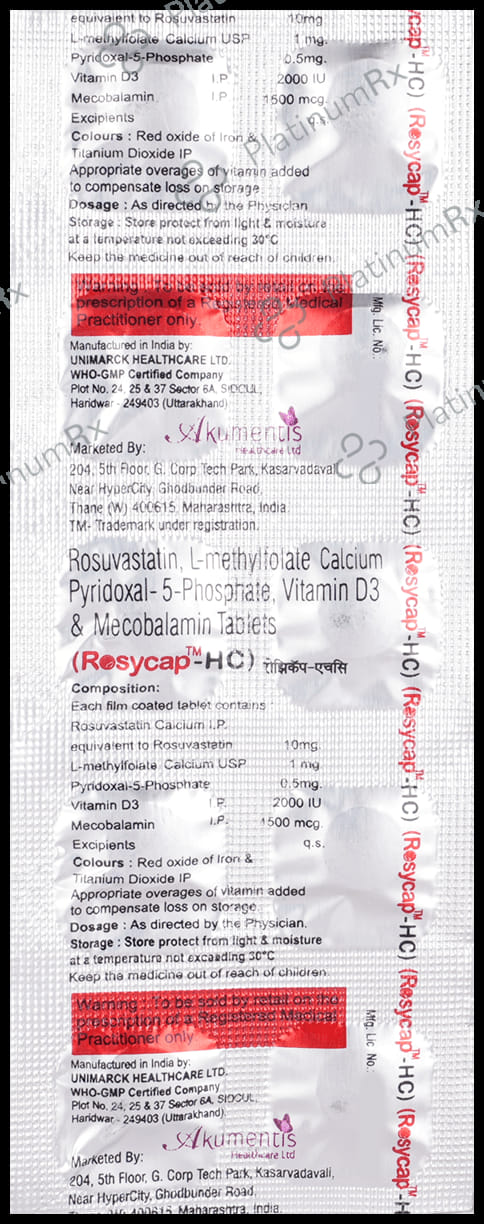 Rosycap HC Tablet 10s