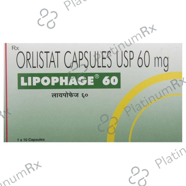 Lipophage 60mg Capsule 10s