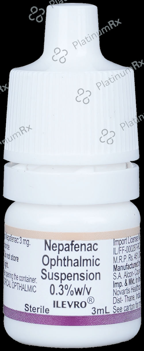 Ilevro 0.3% Ophthalmic Suspension 3ml