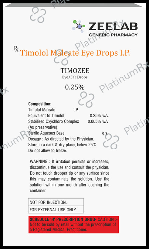 Timozee 0.25% Eye Drop