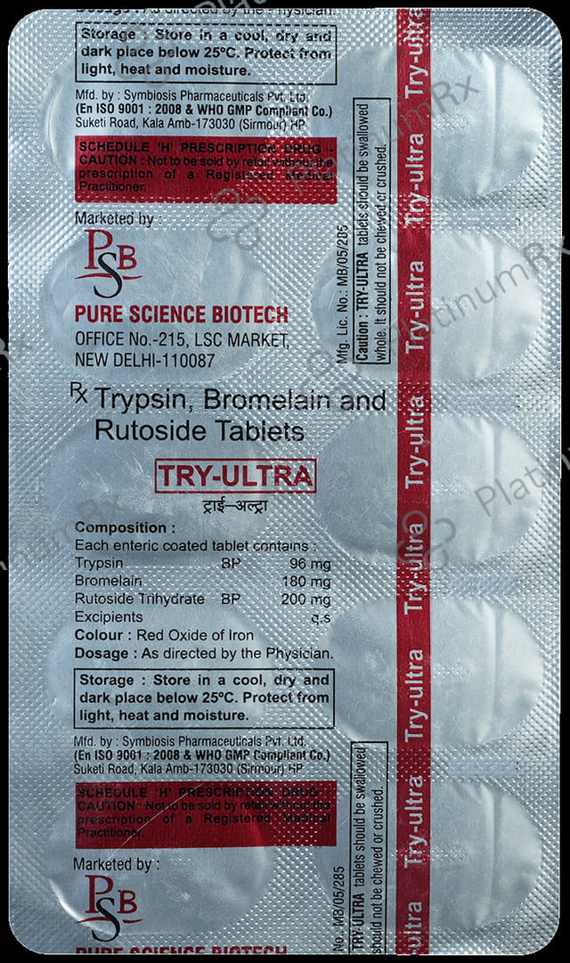 Try Ultra 180/200/96mg Tablet 10s