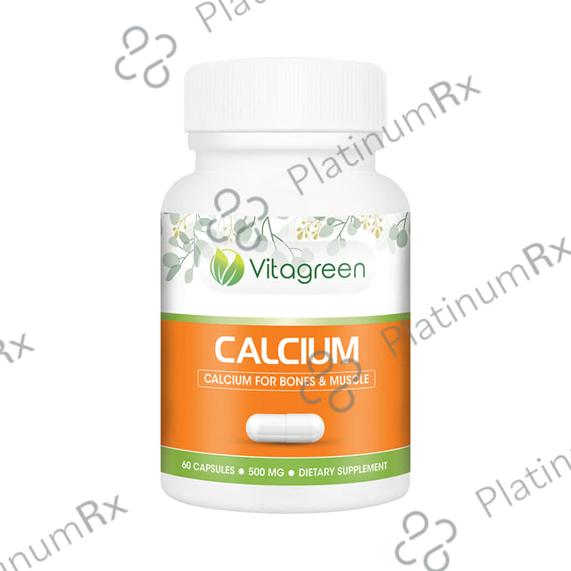 Vitagreen Calcium 500mg Capsule