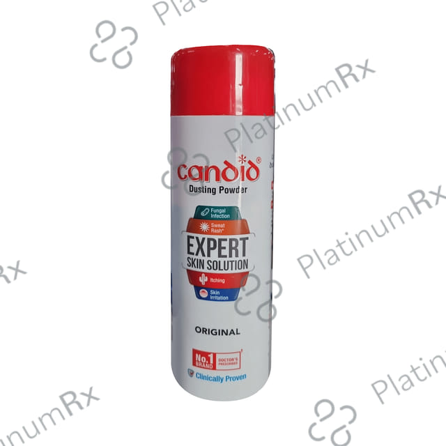 Candid Dusting Powder For Fungal Infection, Sweat Rash, Skin Irritation & Itching 250 gm