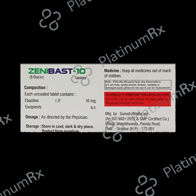 Zenibast 10 Tablet