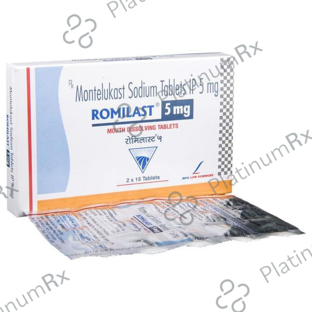 Romilast 5mg Tablet MD 15s