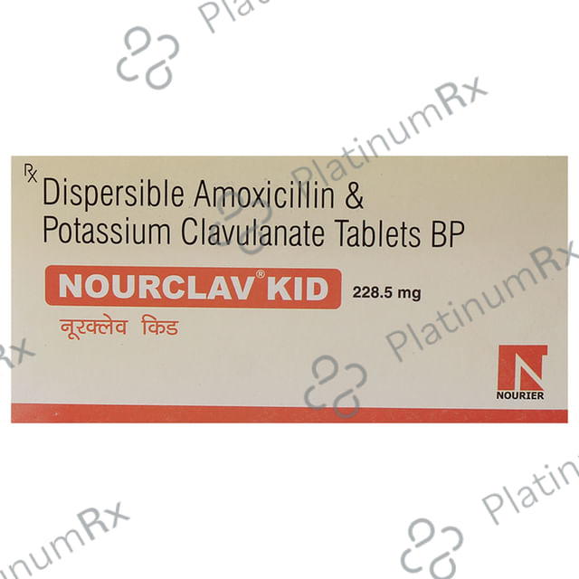 Nourclav Kid 228.5mg Tablet DT 10s