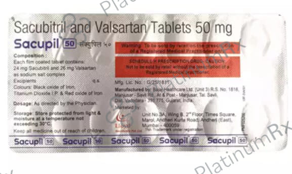 Sacupil 50mg Tablet 14s