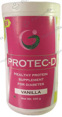 Protec D Healthy Protein Supplement Powder Vanilla 500gm