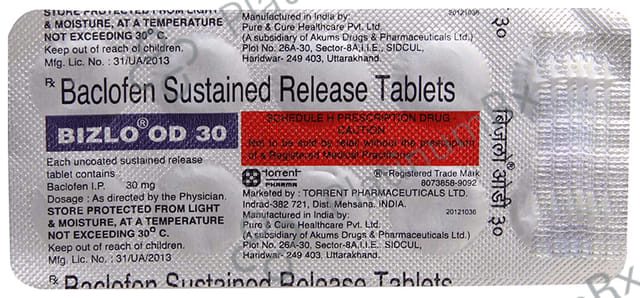 Bizlo OD 30mg Tablet SR 10s