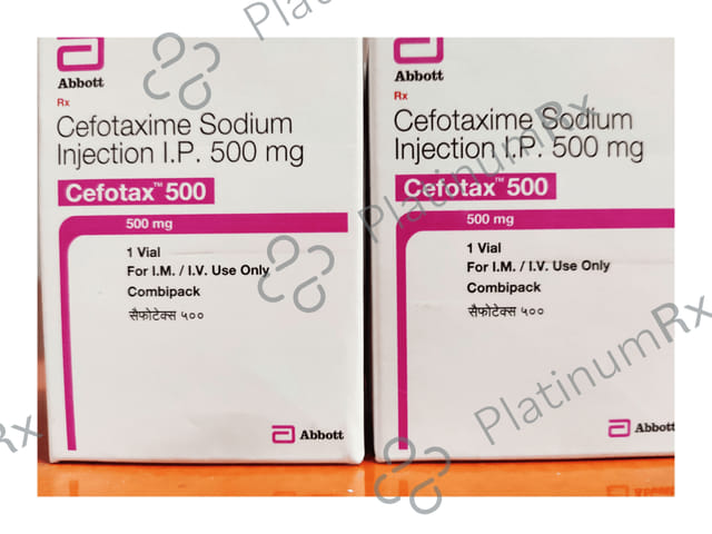 Cefotax 500mg Injection 1s (Abbott)