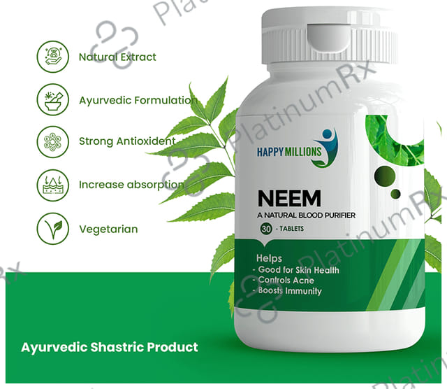 Happy Millions Neem - Skin Care Tablet