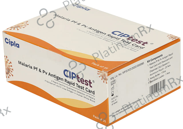 Ciptest Malaria Pf & Pv Antigen Rapid Test Card