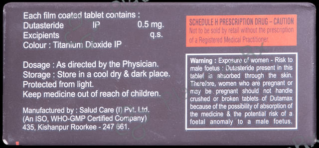 Dutamax 0.5mg Tablet 10s