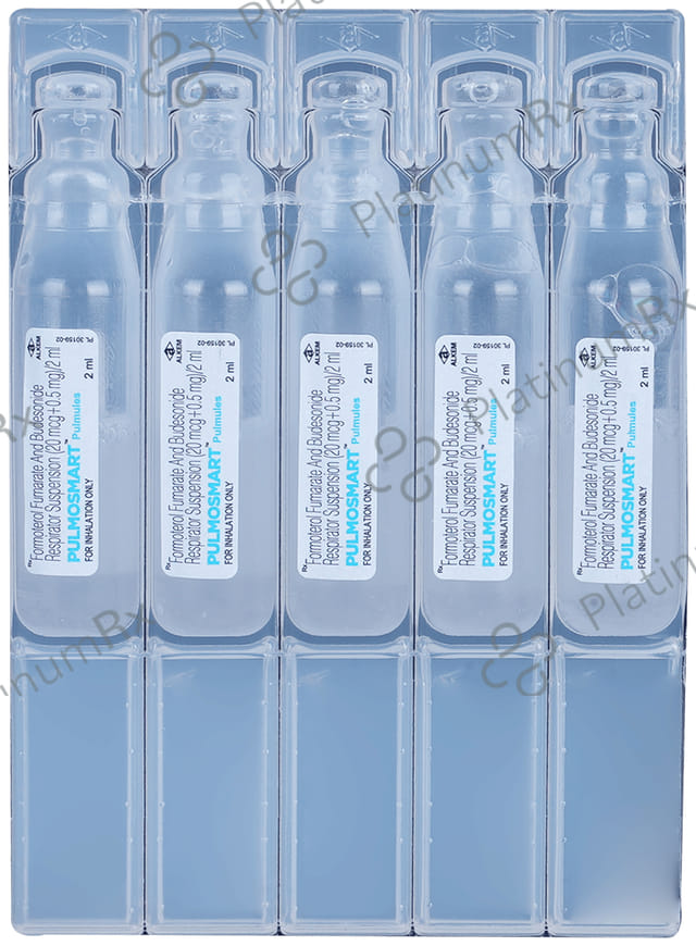 Pulmosmart 0.5/20mcg Pulmules Solution 5X2ml