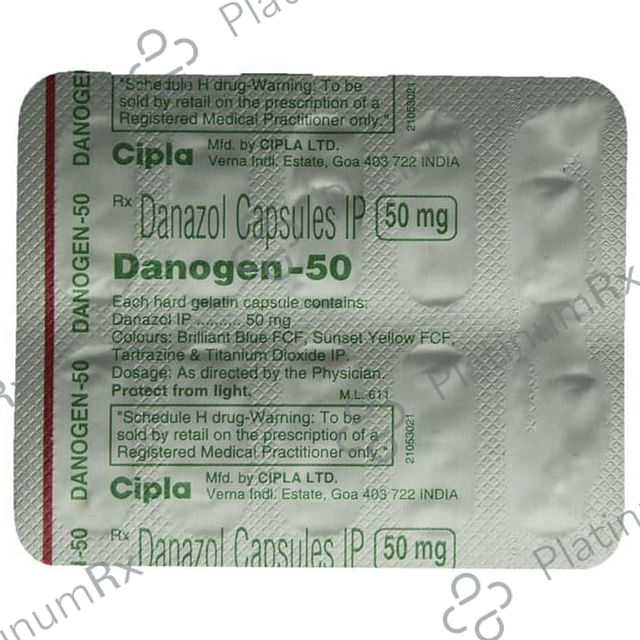 Danogen 50mg Capsule 10s