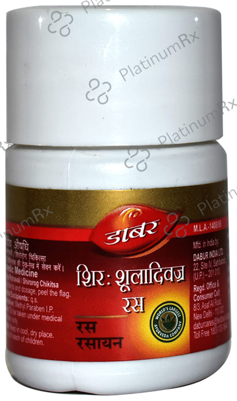 Dabur Shirahshooladivajra Ras Tablet