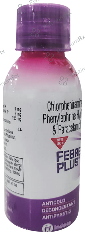 Febrex Plus Delicious Rose Syrup 60ml
