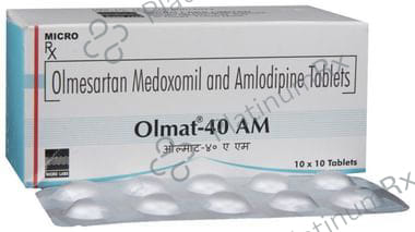 Olmat 40 AM 5/40mg Tablet 10s
