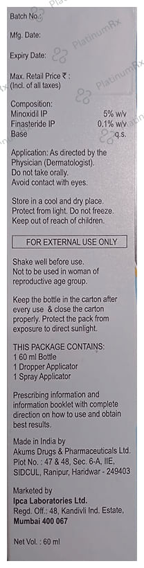 Kera FM 5% Topical Solution 60ml