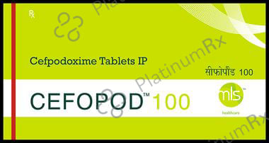 Cefopod 100mg Tablet 10 tablets Tablet MLS Healthcare Pvt Ltd