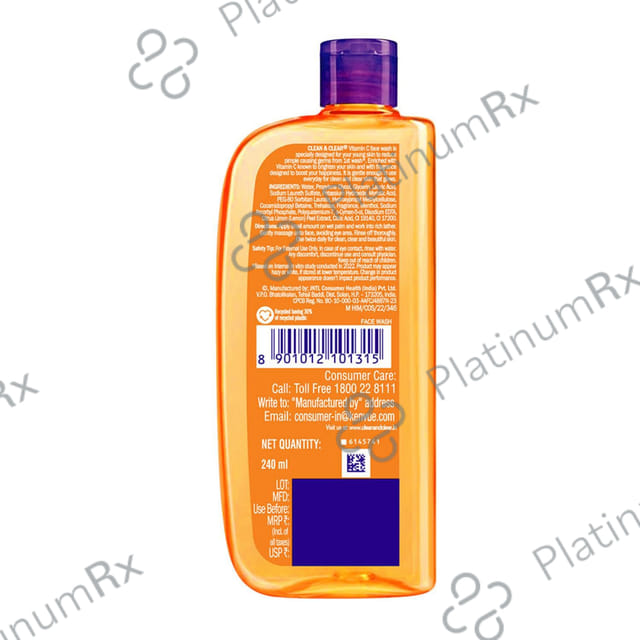 Clean & Clear Vitamin C Face Wash 240ml