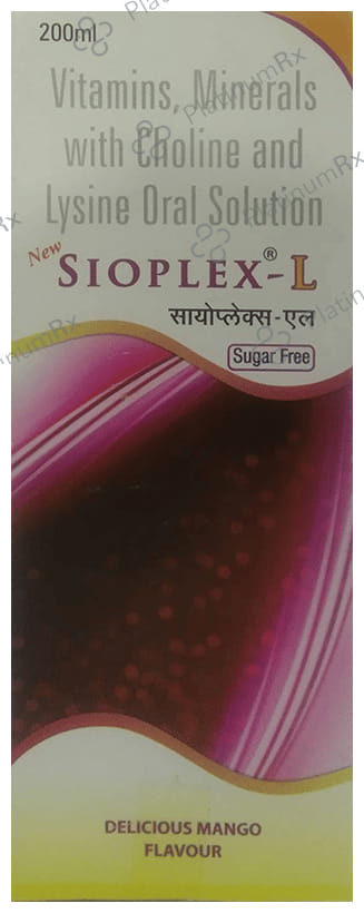 Sioplex L Mango Flavour Sugar Free Syrup 200ml