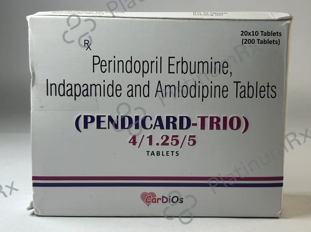 Pendicard Trio 4/1.25/5mg Tablet 10s
