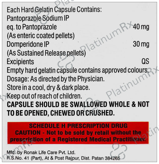 Seropraz 30/40mg D Capsule PR 10s