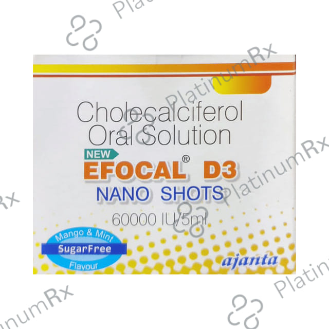 New Efocal D3 Nano Shots Mango & Mint Sugar Free