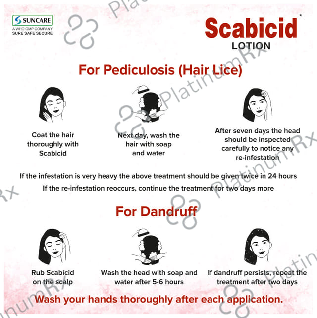 Scabicid Lotion 100 ml Emulsion Suncare Formulations Pvt Ltd