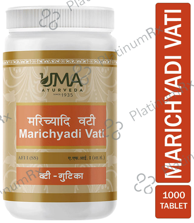 Uma Ayurveda Marichyadi Vati 1000 tablets