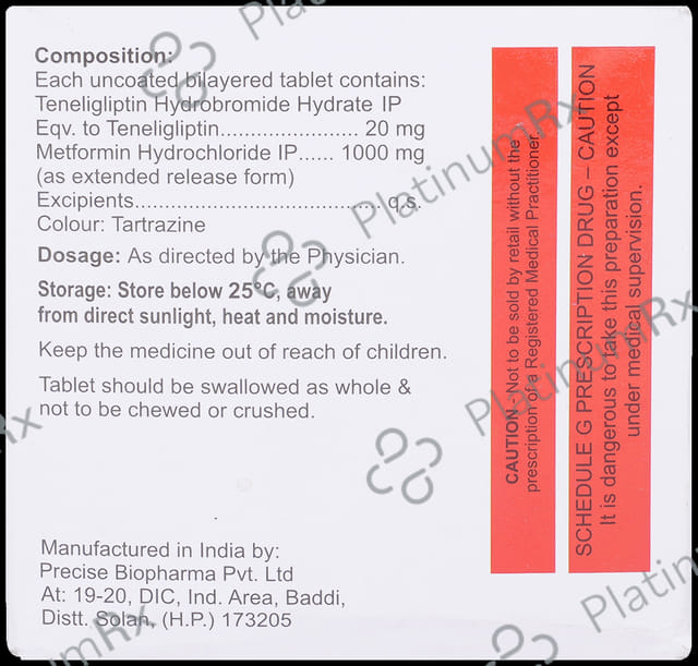 Glyten M 1000 Tablet ER