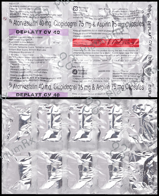 Deplatt CV 75/40/75mg Capsule 10s