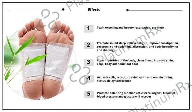 Nutrafy Detox Foot Patch Standard 60 patches