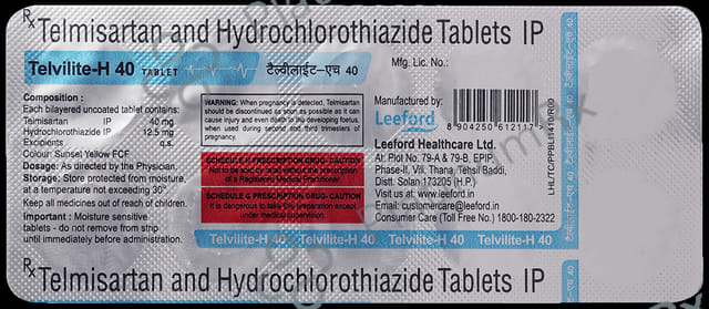Telvilite H 40mg/12.5mg Tablet
