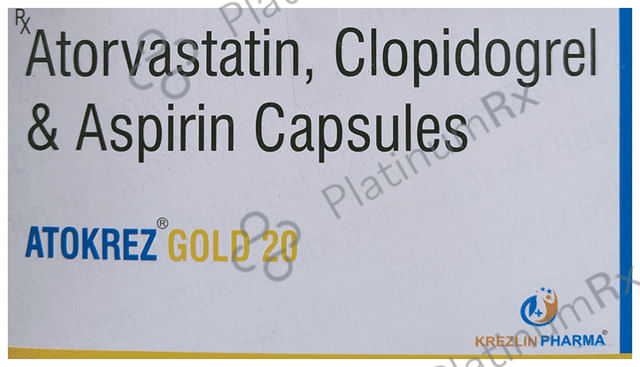 Atokrez Gold 20/75/75mg Capsule 10s