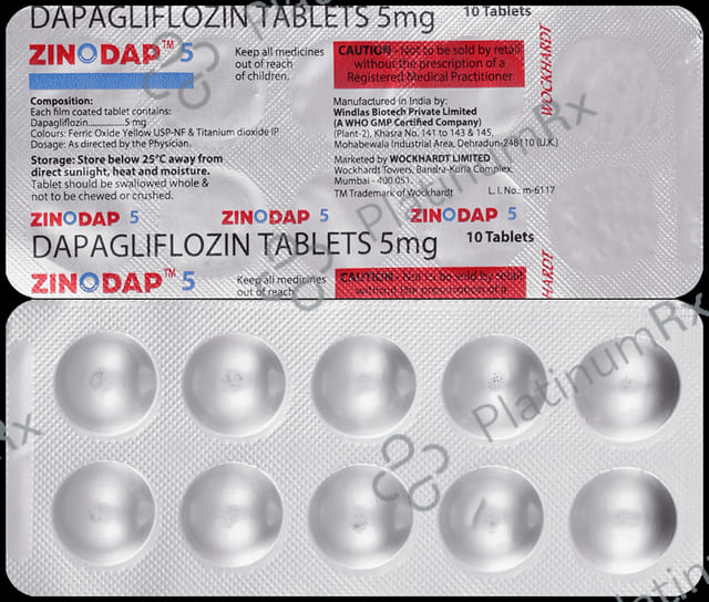 Zinodap 5mg Tablet