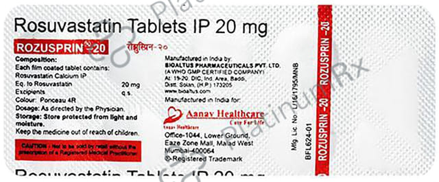 Rozusprin 20mg Tablet 10s