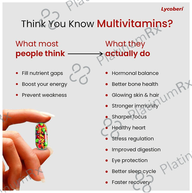 Lycoberi Multivitamins & Minerals Softgel Capsules