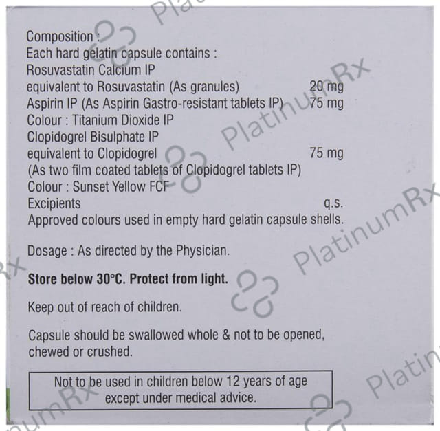 Revostat Gold 20 Capsule