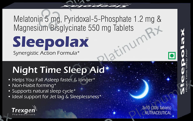 Trexgen Sleepolax Sleep Aid Tablet