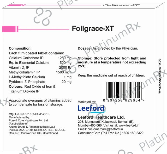 Foligrace-XT Tablet