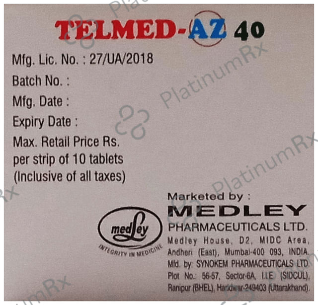 Telmed AZ 40 Tablet