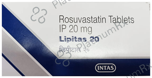 Lipitas 20mg Tablet 15s
