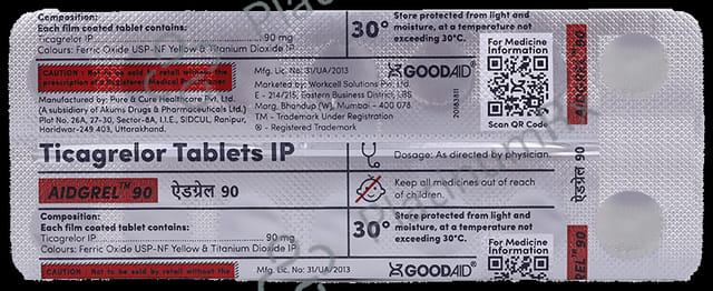 Aidgrel 90mg Tablet 14s